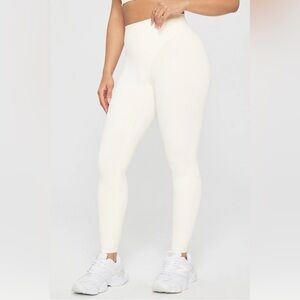 Fabletics Butter Soft Cream Leggings by Khloé